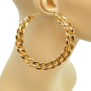 Chain Hoop Earrings
